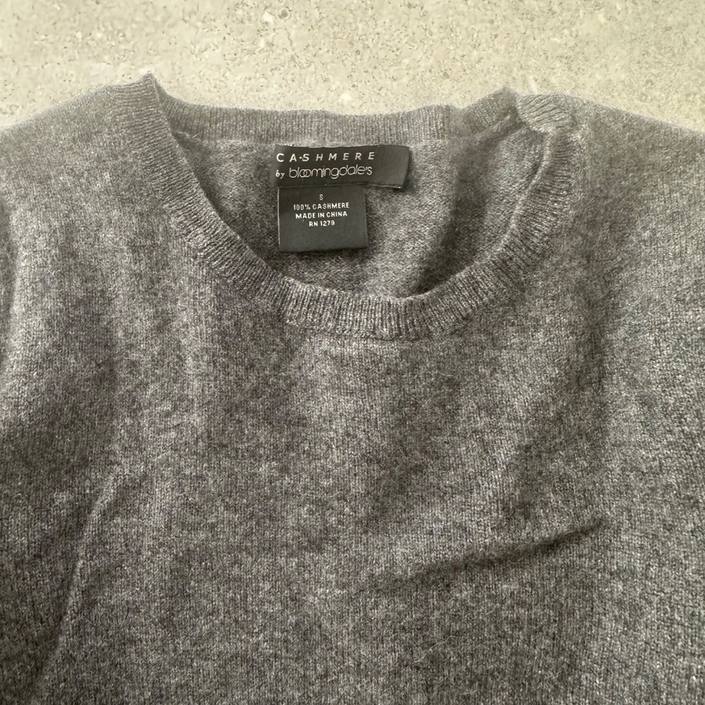 Gray Cashmere Sweater